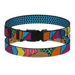 Нашийник для Собак Дрібних Порід BronzeDog Art Нейлоновий з Пластиковою Пряжкою Полі