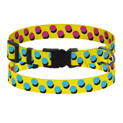 Нашийник для Собак Дрібних Порід BronzeDog Art Нейлоновий з Пластиковою Пряжкою Поп Арт