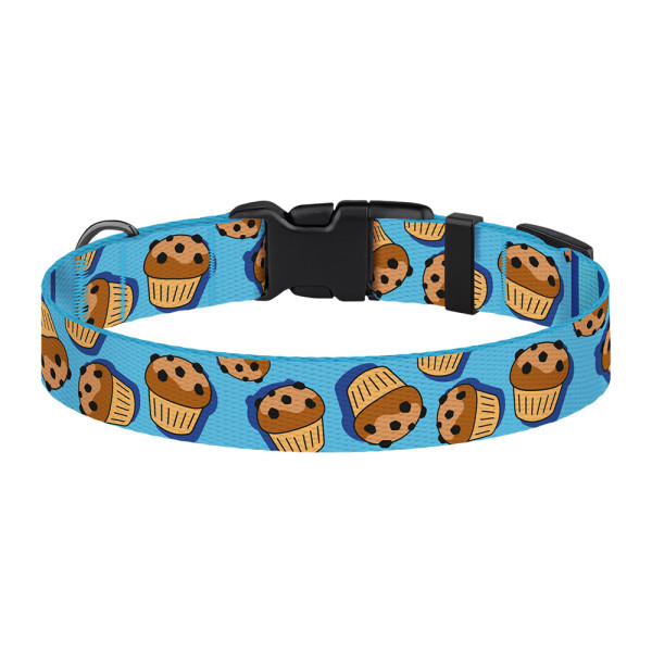 Нашийник для Собак BronzeDog Urban Fruits Нейлоновий з Пластиковою Пряжкою Кекси