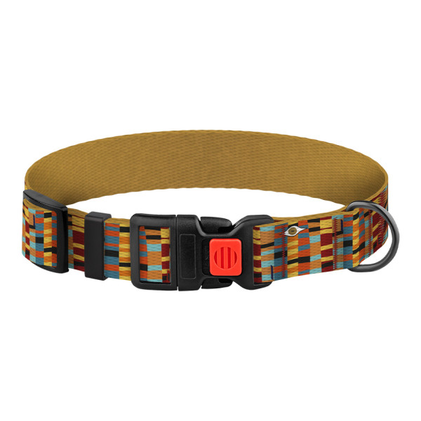 Нашийник для Собак BronzeDog Urban Art Нейлоновий з Пластиковою Пряжкою Алекса