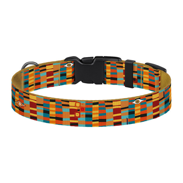 Нашийник для Собак BronzeDog Urban Art Нейлоновий з Пластиковою Пряжкою Алекса