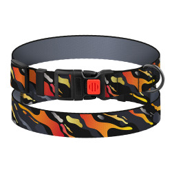 Нашийник для Собак BronzeDog Urban Art Нейлоновий з Пластиковою Пряжкою Гравітація