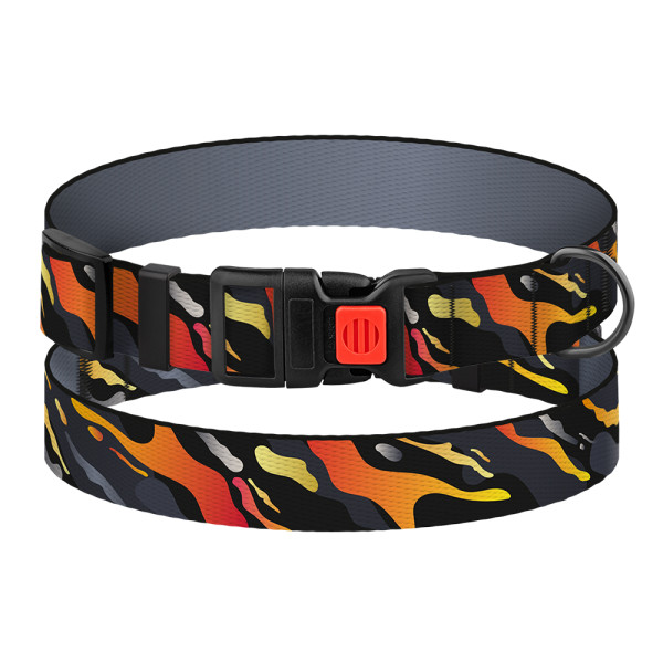 Нашийник для Собак BronzeDog Urban Art Нейлоновий з Пластиковою Пряжкою Гравітація