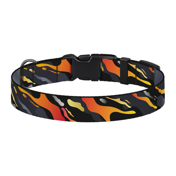 Нашийник для Собак BronzeDog Urban Art Нейлоновий з Пластиковою Пряжкою Гравітація