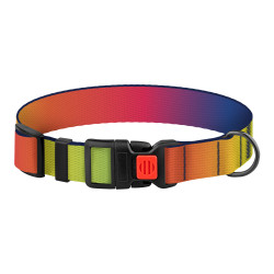 Нашийник для Собак BronzeDog Urban Art Нейлоновий з Пластиковою Пряжкою Градієнт
