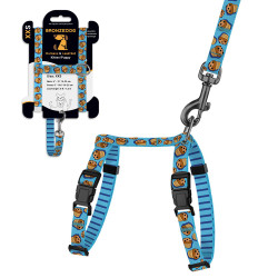 Шлея з Поводком для Котів та Дрібних Собак BronzeDog Urban Fruits Кекси