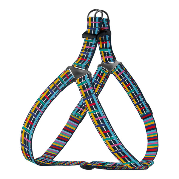 Шлея для Собак BronzeDog Urban Art Нейлонова Клітинка