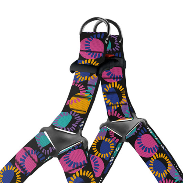 Шлея для Собак BronzeDog Urban Art Нейлонова Диско