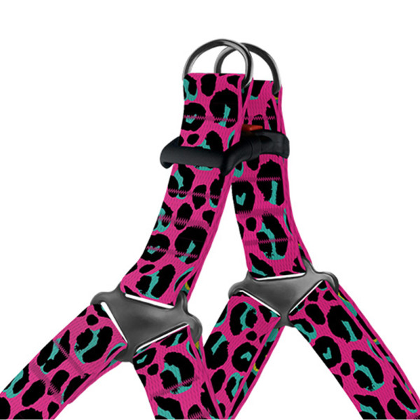 Шлея для Собак BronzeDog Urban Art Нейлонова Леопард