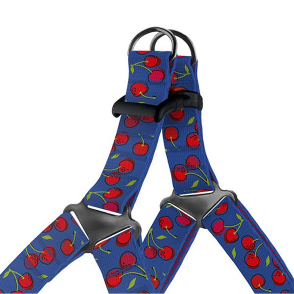 Шлея для Собак BronzeDog Urban Fruits Нейлонова Вишні