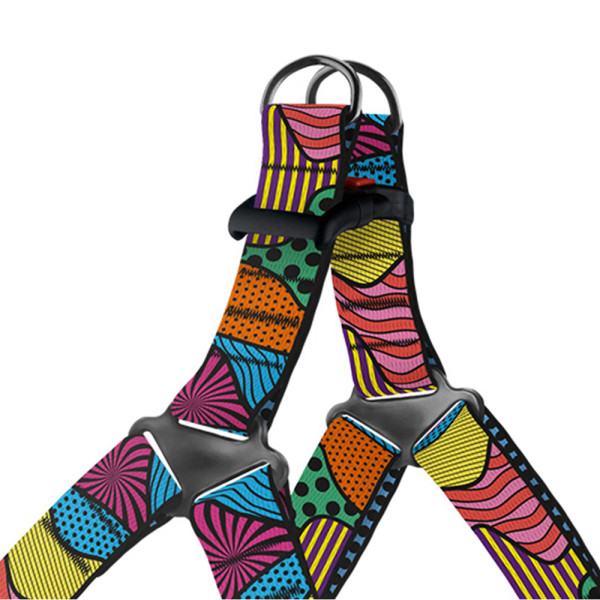 Шлея для Собак BronzeDog Urban Art Нейлонова Полі