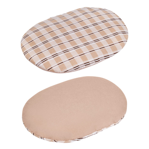 Лежак для Тварин BronzeDog повсть+бязь Овальний Бежевий