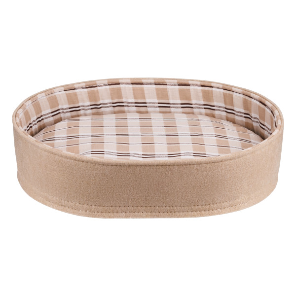 Лежак для Тварин BronzeDog повсть+бязь Овальний Бежевий