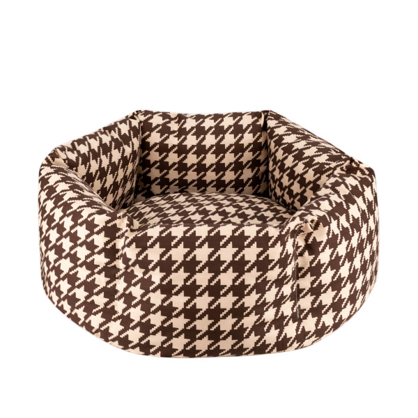 Лежак для Тварин BronzeDog Comfort Круглий Коричневий