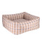 Лежак для Тварин BronzeDog Comfort Квадратний Бежевий  S