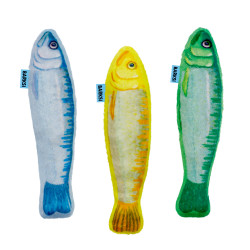 Іграшка для Котів Barksi Рибки Сардини з котячою м'ятою та дзвіночком  16,5 см