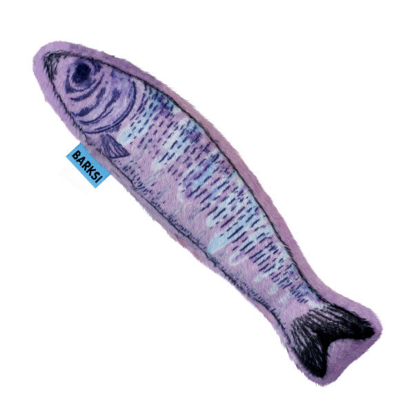 Іграшка для Котів Barksi Рибки Шпроти з котячою м'ятою та дзвіночком  16,5 см