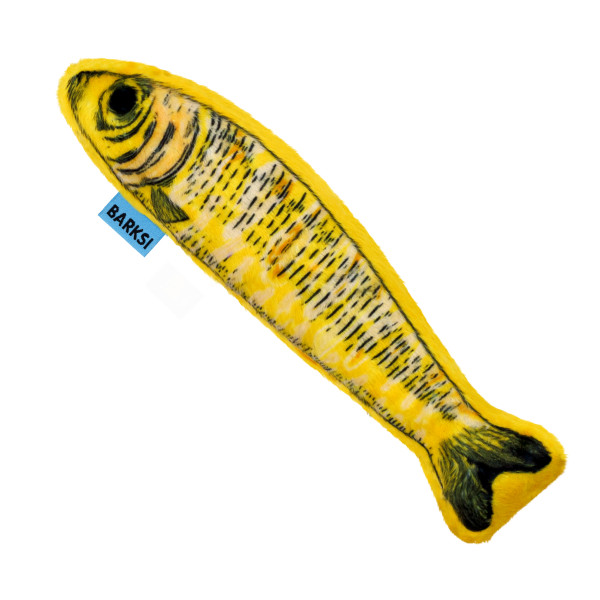 Іграшка для Котів Barksi Рибки Шпроти з котячою м'ятою та дзвіночком  16,5 см