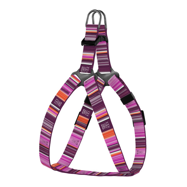 Шлея для дрібних пород Собак BronzeDog Urban West Нейлонова Фіолетова