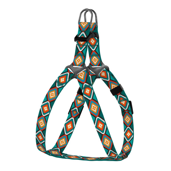 Шлея для Собак дрібних порід BronzeDog Urban Нейлонова Ромби