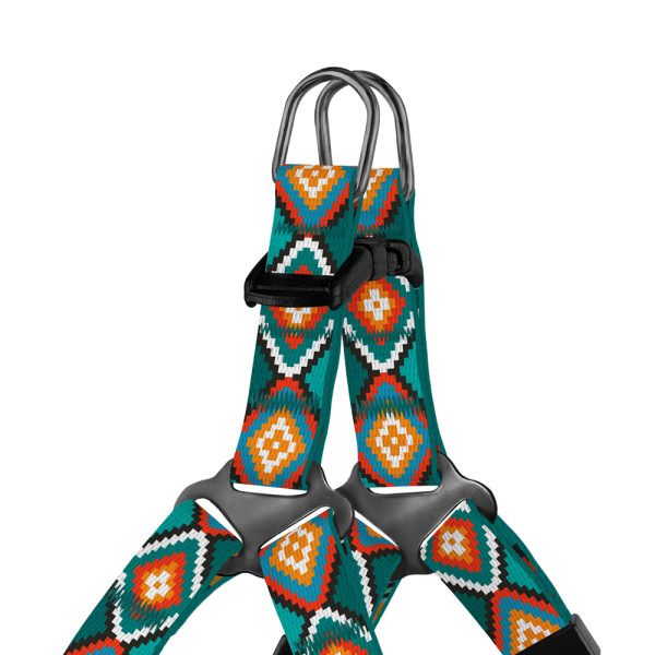 Шлея для Собак дрібних порід BronzeDog Urban Нейлонова Ромби