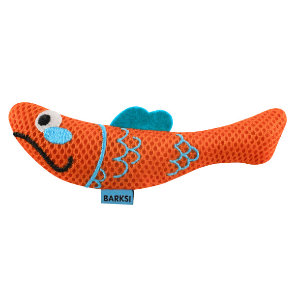 Іграшка для Котів Barksi дентал з дзвіночком Риба Помаранчева