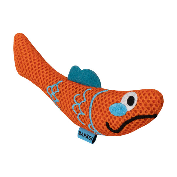 Іграшка для Котів Barksi дентал з дзвіночком Риба Помаранчева