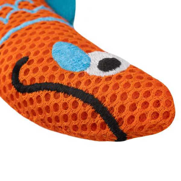 Іграшка для Котів Barksi дентал з дзвіночком Риба Помаранчева