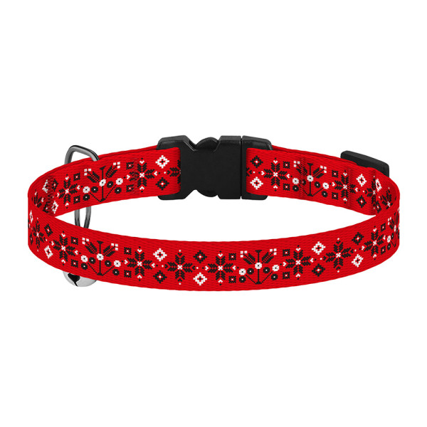 Нашийник для Котів Barksi Urban Нейлоновий Вишиванка Червона