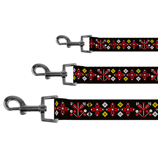 Повідець для Собак Barksi Urban Нейлоновий Вишиванка Чорна