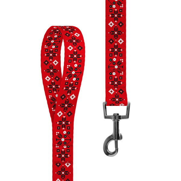 Повідець для Собак Barksi Urban Нейлоновий Вишиванка Червона