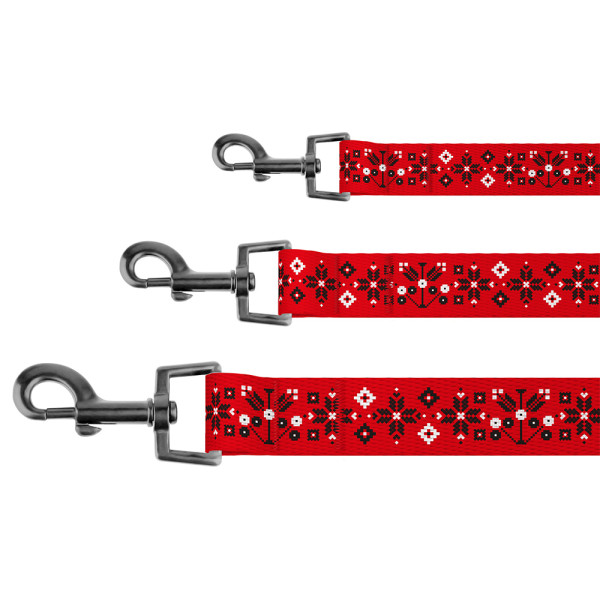 Повідець для Собак Barksi Urban Нейлоновий Вишиванка Червона