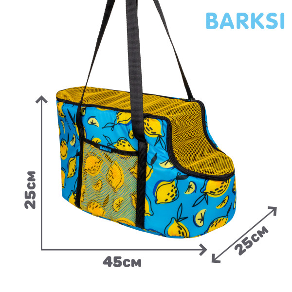 Сумка-переноска для тварин Barksi Лимони