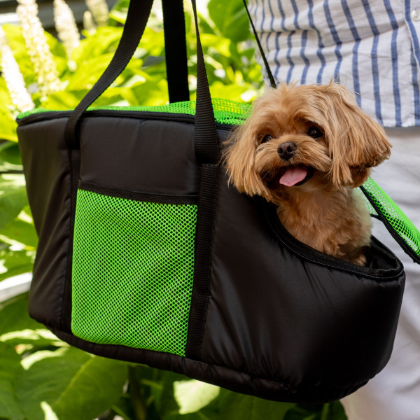 Сумка-переноска для тварин Barksi Чорна