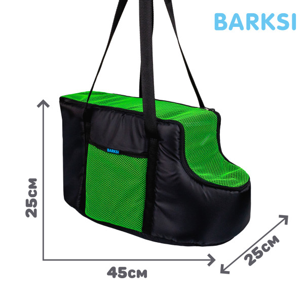 Сумка-переноска для тварин Barksi Чорна
