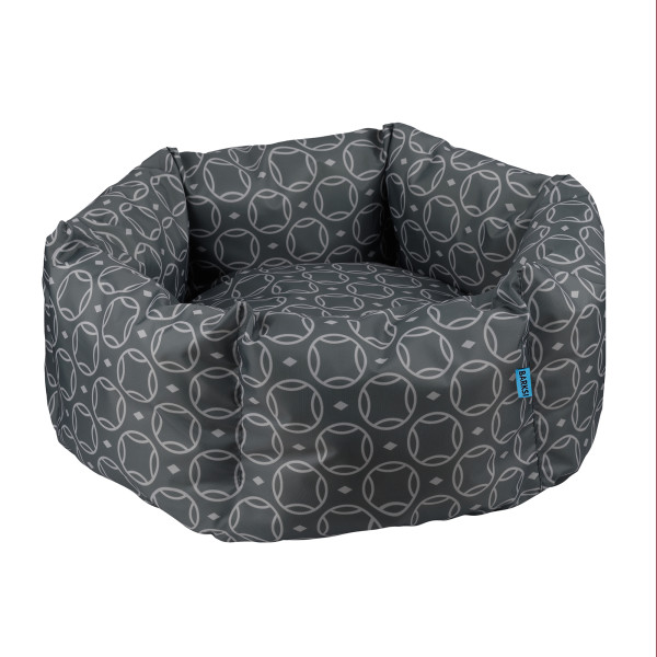 Лежак для Тварин Barksi Home Круглий Сірий