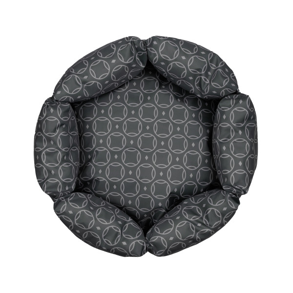 Лежак для Тварин Barksi Home Круглий Сірий