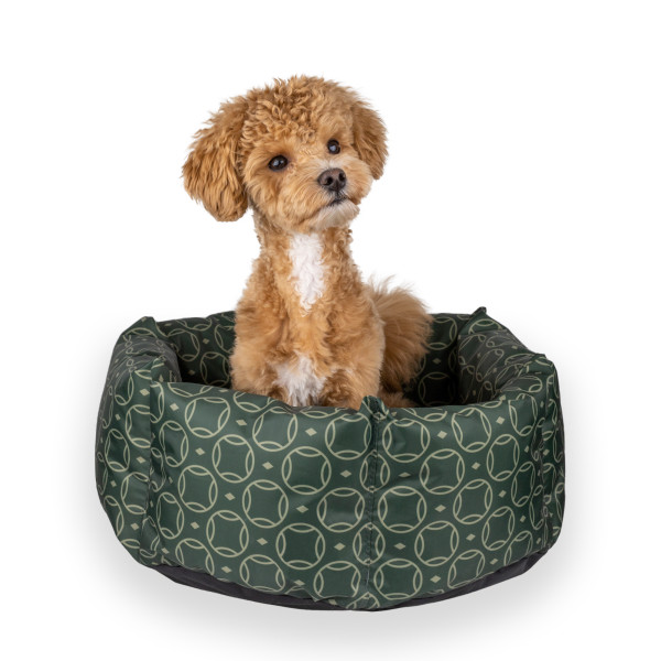 Лежак для Тварин Barksi Home Круглий Зелений