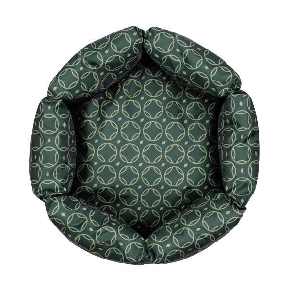 Лежак для Тварин Barksi Home Круглий Зелений