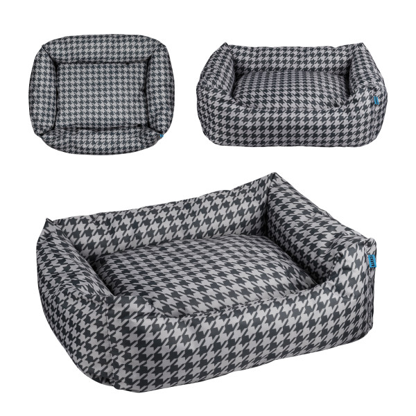 Лежак для Тварин Barksi Home Прямокутний Сірий