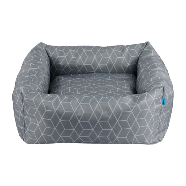 Лежак для Тварин Barksi Home Квадратний Сірий