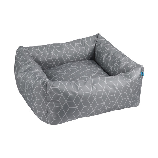 Лежак для Тварин Barksi Home Квадратний Сірий