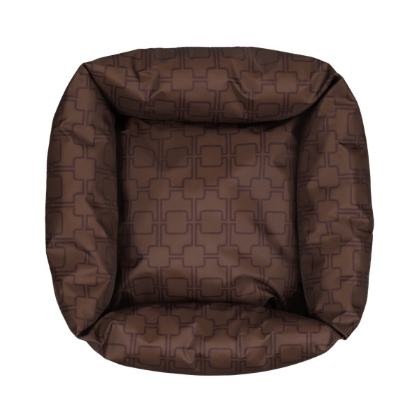 Лежак для Тварин Barksi Home Квадратна Коричнева