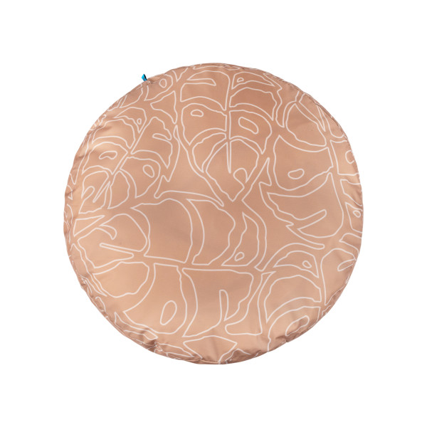 Матрац для Тварин Barksi Home Круглий Листя Бежевий