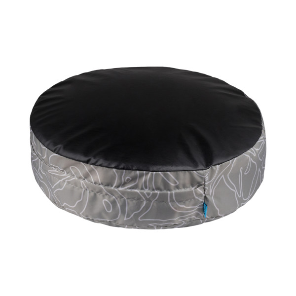 Матрац для Тварин Barksi Home Круглий Листя Сірий