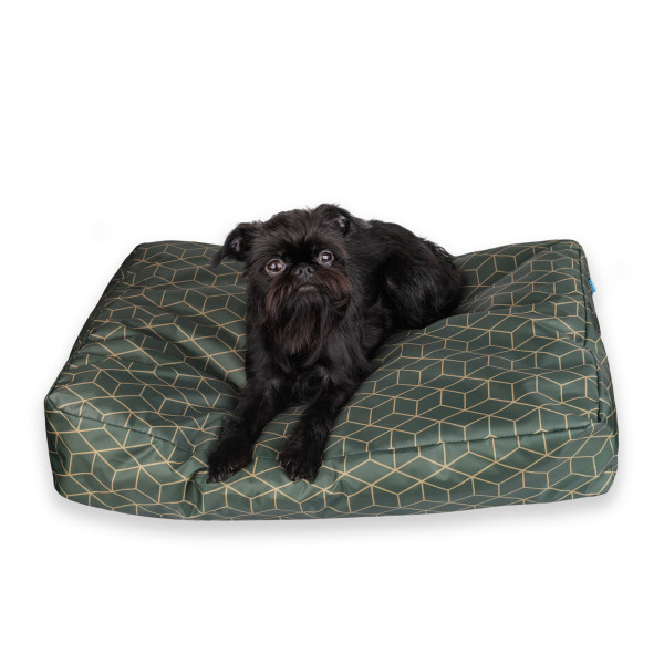Матрац для Тварин Barksi Home Прямокутний Геометрія Зелений