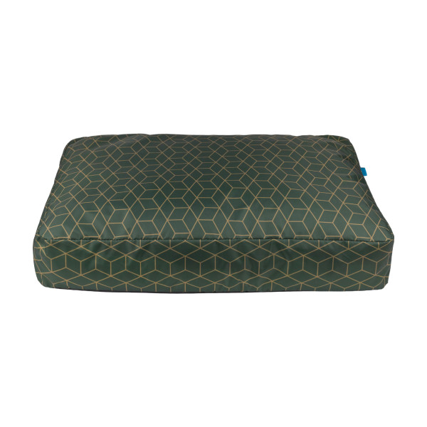 Матрац для Тварин Barksi Home Прямокутний Геометрія Зелений