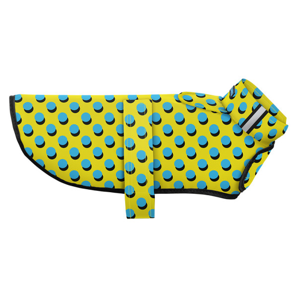 Дощовик для собак Barksi на липучці Поп арт