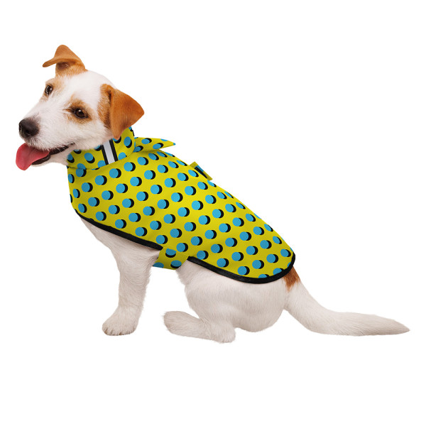 Дощовик для собак Barksi на липучці Поп арт